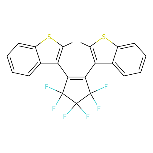 1,2-双[<em>2</em>-<em>甲基</em>苯并[b]噻吩-<em>3</em>-基]-<em>3,3</em>,4,4,5,5-六氟-1-环<em>戊烯</em>（异构体混合物），137814-07-4，>97.0%(GC)