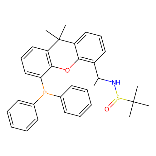 [S(R)]-N-[(S)-1-[5-(二苯基膦)-9,9-二甲基-9H-<em>氧</em><em>杂</em><em>蒽</em>]乙基]-2-叔丁基亚磺酰胺，2162939-90-2，≥95%