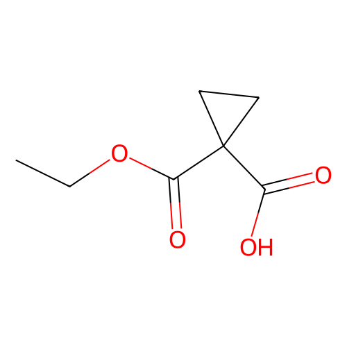 <em>1</em>-(乙氧羰基)环丙烷羧酸，3697-66-3，98%
