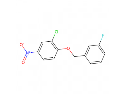 3-氯-4-(3-氟苯甲氧基)硝基苯，443882-99-3，>98.0%
