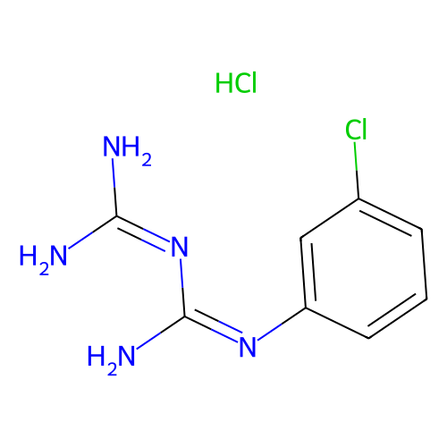 1-(3-氯苯基)<em>双</em><em>胍</em>盐酸盐，2113-05-5，97%