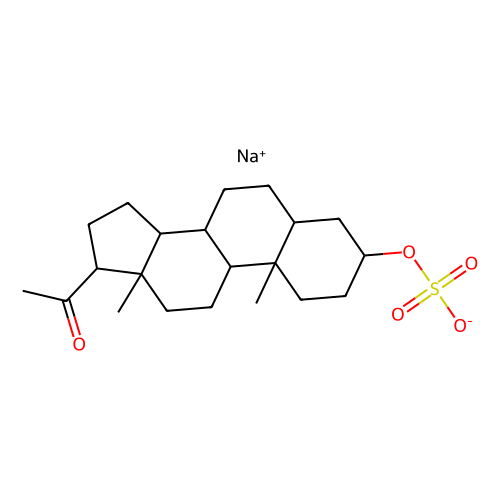<em>3</em>β-羟基-5α-<em>孕</em>烷-20-<em>酮</em> 硫酸钠盐，215996-42-2，95%