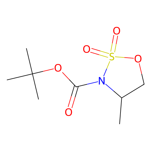 (R)-3-boc-4-甲基-<em>2</em>,2-二氧-[1,<em>2</em>,3]恶<em>噻唑</em><em>烷</em>，454248-53-4，97%