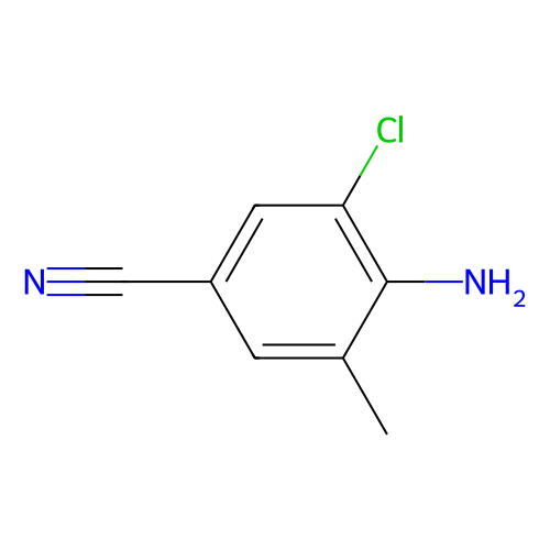 <em>4</em>-氨基-<em>3</em>-氯-5-甲基苯甲腈，158296-69-6，90%