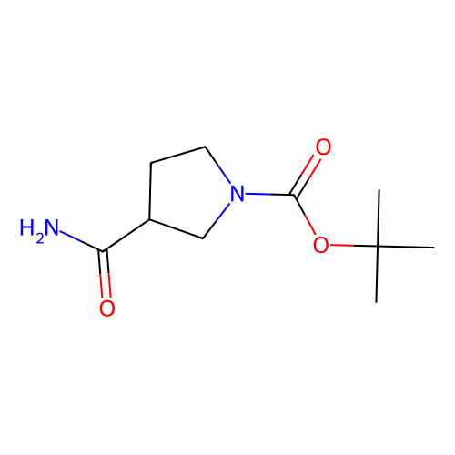 1-Boc-<em>吡咯</em>烷-<em>3</em>-甲酰胺，122684-<em>34</em>-8，97%