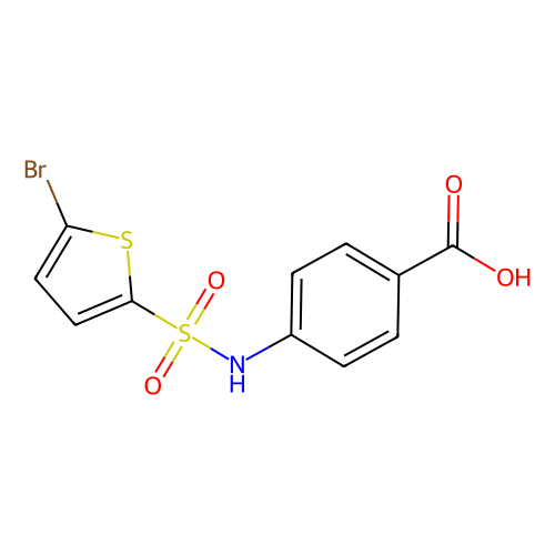 4-（5-溴-<em>噻吩</em>-<em>2</em>-磺酰氨基）-苯<em>甲酸</em>，327081-37-8，97%