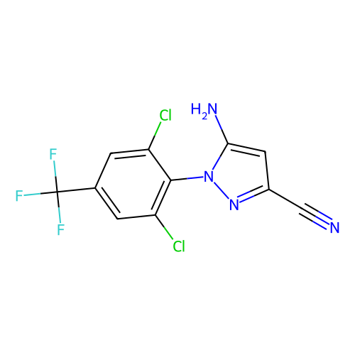 5-氨基-1-(<em>2</em>,6-二<em>氯</em>-<em>4</em>-三氟甲基苯基)-<em>3</em>-氰<em>基</em><em>吡唑</em>，120068-79-3，98%