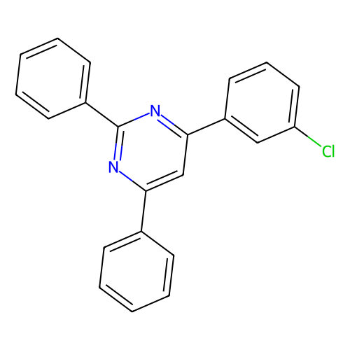 <em>4</em>-(3-<em>氯苯</em>基)-<em>2</em>,6-二苯基嘧啶，1536209-<em>87</em>-6，98%