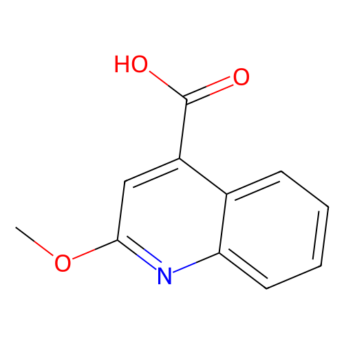 2-甲氧基<em>喹啉</em>-<em>4</em>-<em>羧酸</em>，10222-62-5，98%
