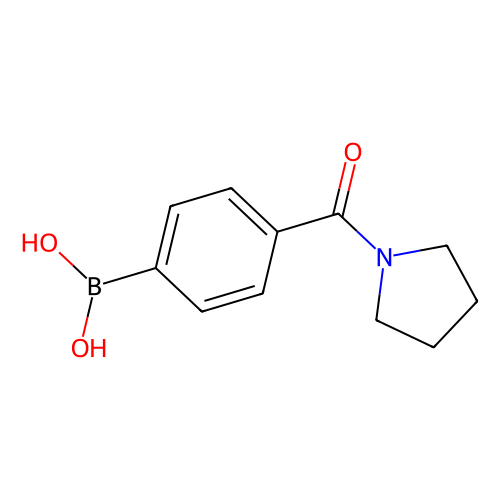 4-[(1-吡咯烷基)羰基]<em>苯基</em>硼酸 (含不定量的<em>酸酐</em>)，389621-81-2，97%