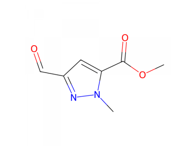 3-甲酰基-1-甲基-1H-吡唑-5-甲酸甲酯，1031351-95-7，97%
