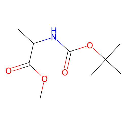 <em>Boc-L</em>-<em>丙氨酸</em>甲<em>酯</em>，28875-17-4，98%