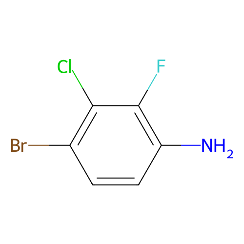 4-<em>溴</em>-<em>3</em>-氯-2-氟<em>苯胺</em>，115843-99-7，98%