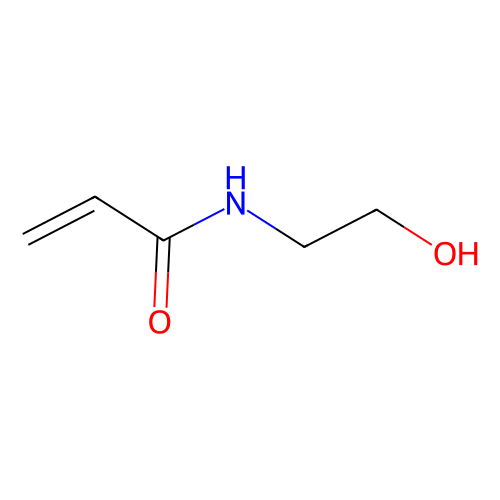 N-(2-羟乙基)丙烯酰胺(<em>含</em>稳定剂<em>MEHQ</em>)，7646-67-5，>98.0%(GC)