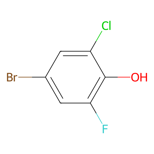 4-溴-<em>2</em>-<em>氯</em>-<em>6</em>-<em>氟</em><em>苯酚</em>，161045-79-0，97%