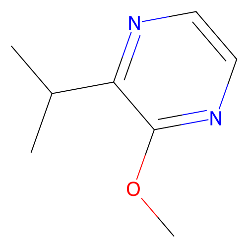 <em>2</em>-异丙基-3-甲氧基吡嗪，25773-40-4，≥98.0%(GC)
