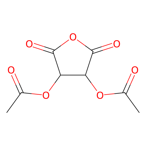 二-<em>O</em>-乙酰基-L-酒石酸酐，6283-74-5，96%