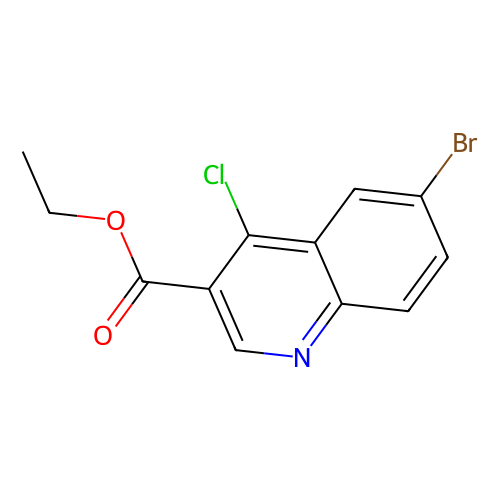 乙基 6-溴-<em>4</em>-氯喹啉-3-羧酸酯，206257-<em>39</em>-8，97%
