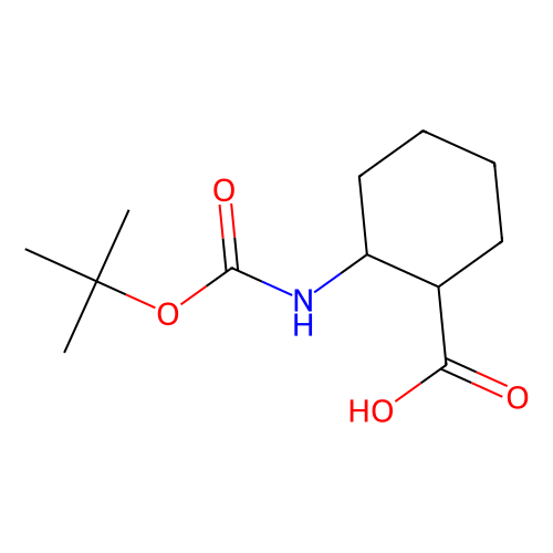 <em>Boc</em>-1,2-反式<em>氨基</em><em>环</em>己羧酸，209128-50-7，98%