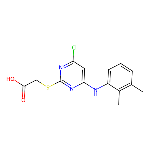 [4-氯-6-(2,3-茬<em>胺基</em>)-2-嘧啶硫<em>代</em>]<em>乙酸</em>，50892-23-4，≥98%