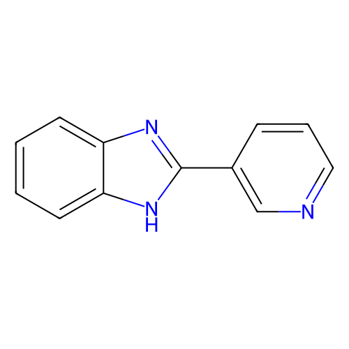 2-(<em>3</em>-吡啶基)-<em>1</em>H-苯并咪唑，1137-67-3，97%