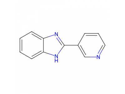2-(3-吡啶基)-1H-苯并咪唑，1137-67-3，97%