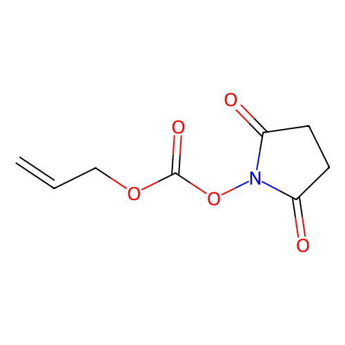 N-(烯丙氧羰基氧)<em>琥珀</em><em>酰</em>亚胺，135544-68-2，≥95.0%