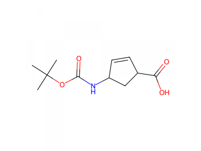 (1S,4R)-(-)-4-(Boc-氨基)-2-环戊烯羧酸，151907-79-8，98%