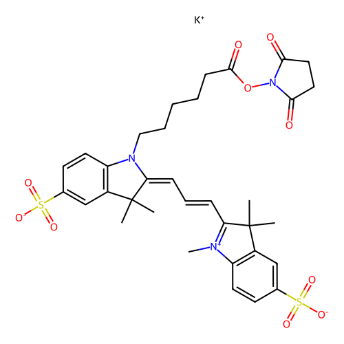 Sulfo-Cy3 <em>NHS</em> <em>酯</em>，1424150-38-8，纯度：≥95%