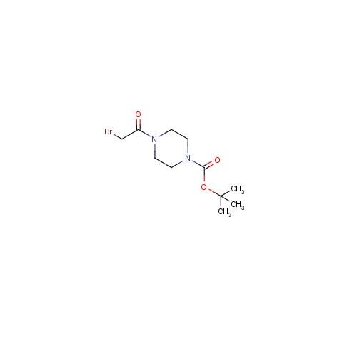 4-(2-溴<em>乙酰</em>基)<em>哌嗪</em>-<em>1</em>-羧酸叔丁酯，112257-12-2，95%