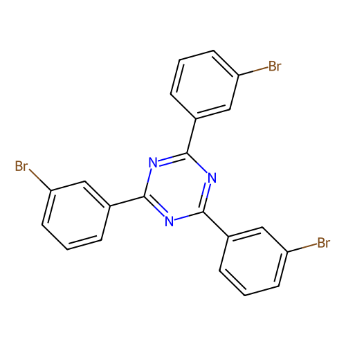 <em>2</em>,4,6-三(3-溴苯基)-1,3,5-三<em>嗪</em>，890148-<em>78</em>-4，98%