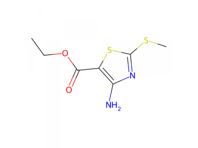 4-氨基-2-（甲硫基）噻唑-5-羧酸乙酯，39736-29-3，95%