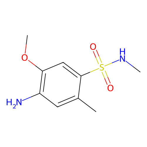 4-氨基-5-<em>甲</em>氧基-2-<em>甲基</em>苯<em>磺</em><em>酰</em>-N-<em>甲</em><em>胺</em>，49564-57-0，98%