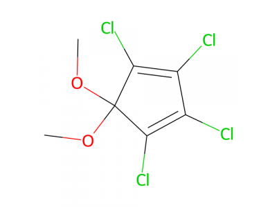 5,5-二甲氧基-1,2,3,4-四氯环戊二烯，2207-27-4，>95.0%(GC)