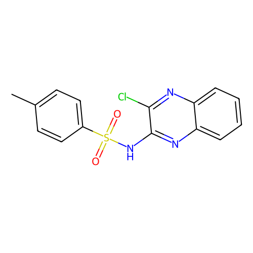 N-(<em>3</em>-<em>氯喹</em>噁<em>啉</em>-<em>2</em>-基)-4-<em>甲基</em>苯磺酰胺，4029-41-8，95%
