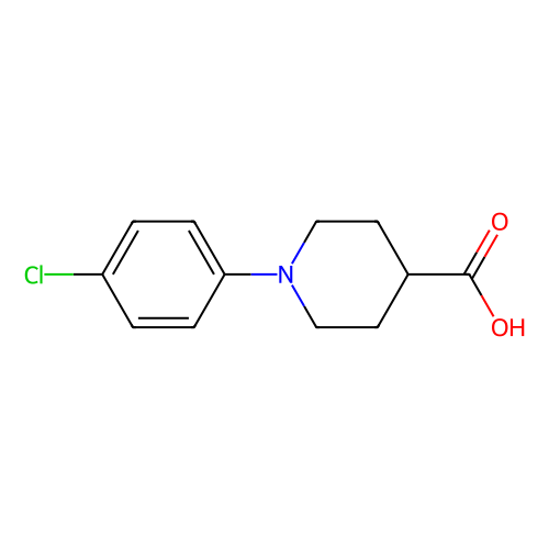 <em>1</em>-(4-氯<em>苯基</em>)-4-<em>哌啶</em>羧酸，845645-46-7，≧95%