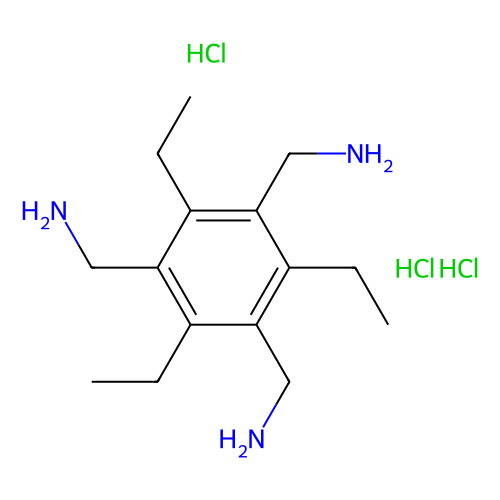<em>2</em>,4,6-<em>三乙基</em>-1,3,5-苯<em>三</em>甲胺<em>三</em>盐酸盐，190779-64-7，93%