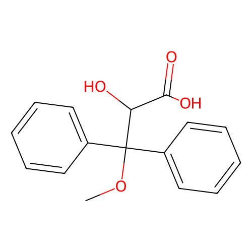 (S)-<em>2</em>-羟基-3-甲氧基-3,3-<em>二</em><em>苯基</em><em>丙酸</em>，178306-52-0，>98.0%(HPLC)(T)