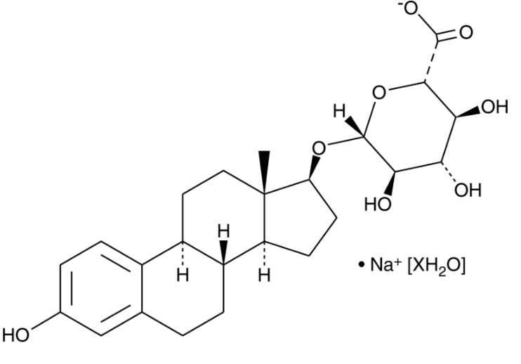 β-雌二醇<em>17</em>-(β-<em>D</em>-葡<em>糖醛酸</em>)钠盐，15087-02-2，95%