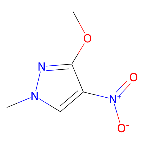 <em>3</em>-甲氧基-1-<em>甲基</em>-4-硝基-1H-<em>吡唑</em>，1201935-85-4，97%