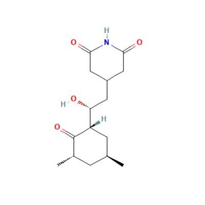 3-[2-(3,5-二甲基-2-氧代环己基)-2-羧基乙基]<em>戊</em>二<em>酰胺</em>	，66-81-9，95%