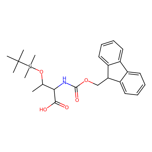 Fmoc-<em>O</em>-(叔丁基二甲基硅基)-L-苏氨酸，146346-82-9，96%