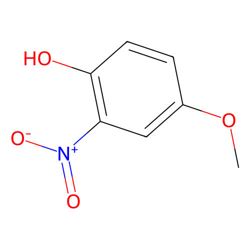 4-甲氧基-<em>2</em>-<em>硝基</em><em>酚</em>，1568-70-3，≥98.0%(GC)