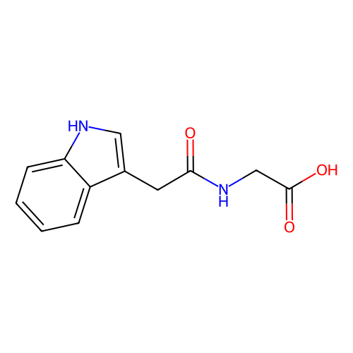 N-（<em>3</em>-<em>吲哚</em><em>乙酰</em>基）甘氨酸，13113-08-1，98%
