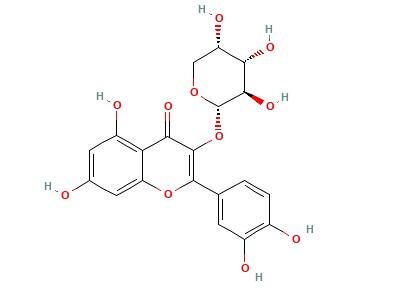 槲皮素 3-O-α-L-阿拉伯吡喃糖苷，<em>22255</em>-13-6，≥95% (HPLC)