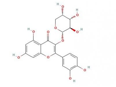 槲皮素 3-O-α-L-阿拉伯吡喃糖苷，22255-13-6，≥95% (HPLC)