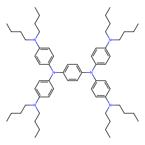N,N,N',N'-四[4-(<em>二丁</em>基<em>氨基</em>)苯基]-1,4-苯二<em>胺</em>，4182-80-3，98%