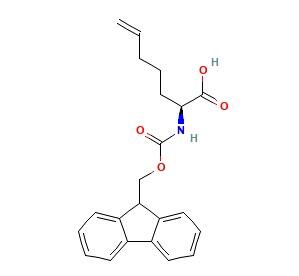 (<em>S</em>)-N-<em>Fmoc-2</em>-氨基-6-烯庚酸，856412-22-1，97%