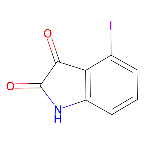 4-<em>碘</em>吲哚啉-2,3-二酮，20780-<em>75</em>-0，98%