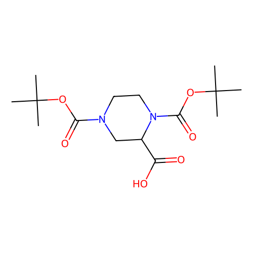 (R)-1-<em>N-BOC-4-N-BOC</em>-<em>哌嗪</em>-2-甲酸，173774-48-6，97%